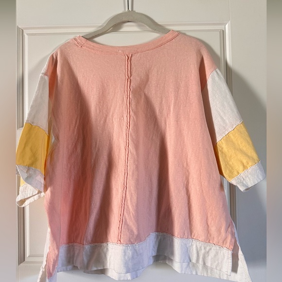 Easel Multicolor Floral Patchwork Top - Picture 8 of 8